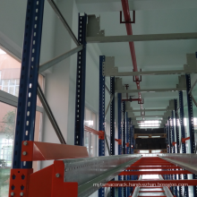 Automatic system of shuttle pallet rack